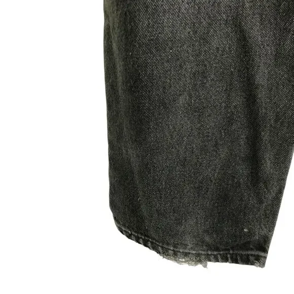 Levi's 505 Jeans Mens Sz 34x30 Black Denim Straight Leg Pants Regular Fit Cotton